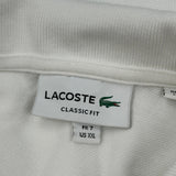 Lacoste Polo Shirt - 2XL White Cotton