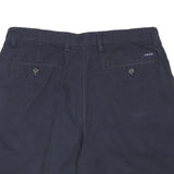 CHAPS Mens Shorts Navy Blue Casual L W36 Cotton Blend Classic Fit Pockets
