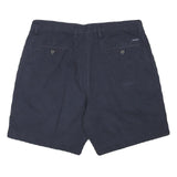 CHAPS Mens Shorts Navy Blue Casual L W36 Cotton Blend Classic Fit Pockets