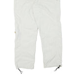 SCHOFFEL Womens Polyester Blend White Relaxed Cargo Trousers W28 L30 Outdoor Zip