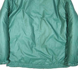 100 SKI Mens Green & Pink Ski Jacket XL Polyester Blend Zip Plain Warm Layering