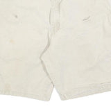 WRANGLER Mens Shorts Cream Casual Cotton Blend L W36 Workwear Utility Pockets