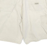 WRANGLER Mens Shorts Cream Casual Cotton Blend L W36 Workwear Utility Pockets