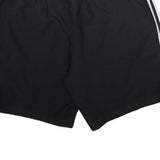 ADIDAS Mens Black Casual Shorts XL W34 Sports Logo Polyester Lightweight