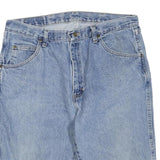 WRANGLER Mens Denim Blue Casual Shorts L W36 Classic Cotton Blend 5-Pocket