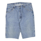WRANGLER Mens Denim Blue Casual Shorts L W36 Classic Cotton Blend 5-Pocket