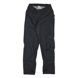 TEXAPORE Mens Black Polyester Blend Outdoor Waterproof Trousers W30 L32 Relaxed
