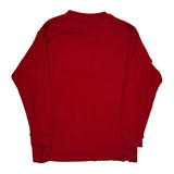 Chaps Ralph Lauren Long Sleeve T-Shirt - Large Red Cotton