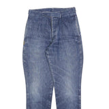 ARMANI Womens Jeans Blue Relaxed Straight Denim Medium W28 L32 Stylish Zip