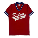 1980s Exton Softball Majestic Jersey - Small Red Polyester