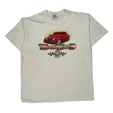 Anvil Single Stitch T-Shirt - 2XL Cream Cotton