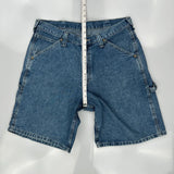 Wrangler Denim Shorts - 34W 10L Blue Cotton