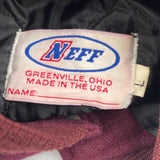 Foxes Neff College Varsity Jacket - Large Beige Leather