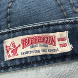 True Religion Denim Shorts - 32W 10L Dark Wash Denim