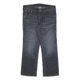TRUE RELIGION Mens Jeans Regular Straight Denim Medium W33 L30 Stylish