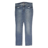 TOMMY HILFIGER Mens Regular Blue Denim Jeans W34 L31 Classic Cotton Blend Zip