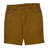 Dickies Carpenter Shorts - 37W 10L Brown Cotton Blend
