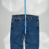 505 Levis Jeans - 37W 30L Blue Cotton