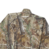 GAMEHIDE Womens Brown Nylon Outdoor Jacket M Zip Camouflage Hunting Wear