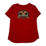 Yellowstone Harley Davidson T-Shirt - Medium Red Cotton