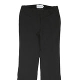 SUN VALLEY Lined Womens Black Regular Fit Trousers W32 L32 Zip Closure Smart