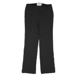 SUN VALLEY Lined Womens Black Regular Fit Trousers W32 L32 Zip Closure Smart