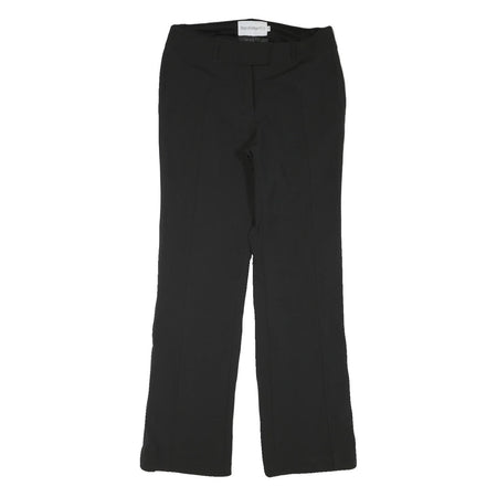 SUN VALLEY Lined Womens Black Regular Fit Trousers W32 L32 Zip Closure Smart
