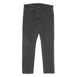LEVI'S 512 Tapered Mens Jeans Black Slim Tapered Denim Medium W33 L30 Stylish
