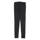 FC JEANS Womens Jeans Black Slim Skinny Denim W25 L33 Zip Cotton Blend