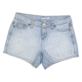 TOMMY HILFIGER Womens Shorts Blue Casual Denim M W30 Button Fastening Five