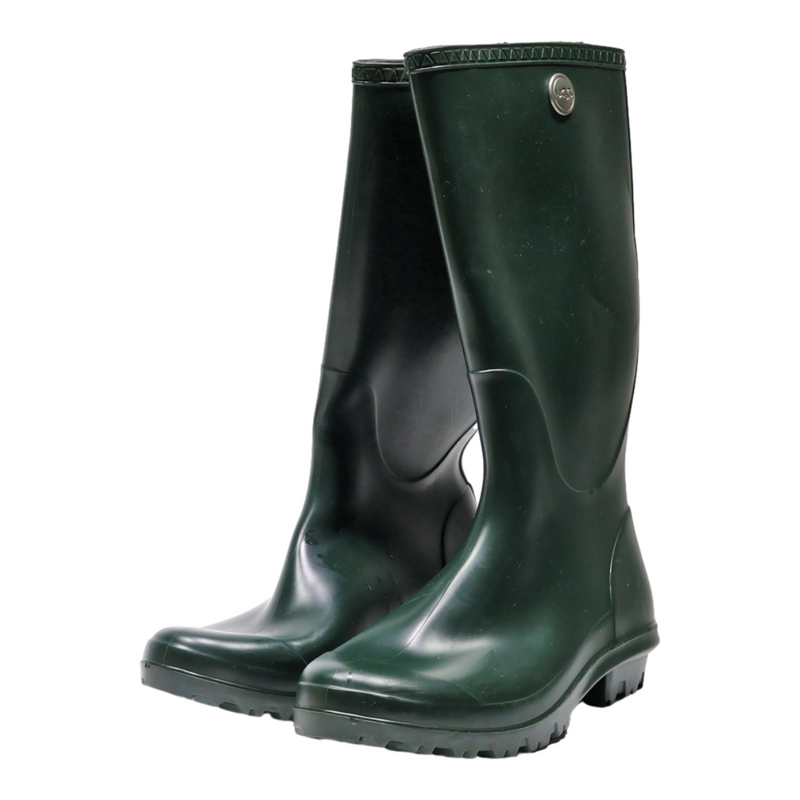 UGG Wellie Boots Green Synthetic Womens UK 7.5