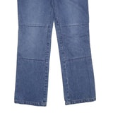 IICON Womens Jeans Blue Regular Straight Denim Medium W36 L32 Stylish Label