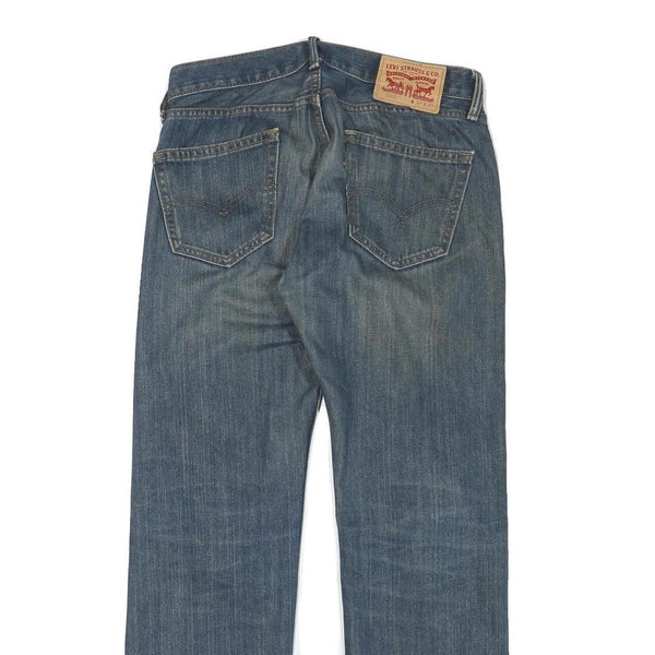 LEVI'S 505 Mens Jeans Blue Regular Straight Denim Medium W30 L30 Classic Fit Zip