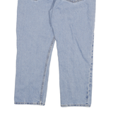 DICKIES Mens Regular Fit Blue Denim Jeans Cotton Blend Zip W36 L27 Classic