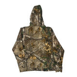 Hunting Realtree Camo Hoodie - Large Brown Cotton Blend