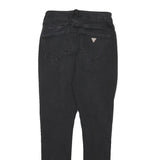 GUESS Womens Slim Fit Black Denim Skinny Jeans Cotton Blend Zip W22 L25