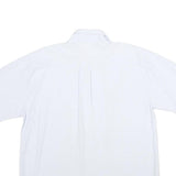 NOW HOW Womens White Cotton Shirt XL Embroidered Patchwork Button Front