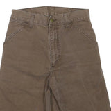 CARHARTT Mens Shorts Brown Casual S W28 Durable Workwear Cotton Blend