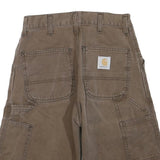CARHARTT Mens Shorts Brown Casual S W28 Durable Workwear Cotton Blend
