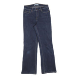 LEVI'S Womens 512 Bootcut Regular Fit Denim Dark Blue Jeans W28 L28 Stretch