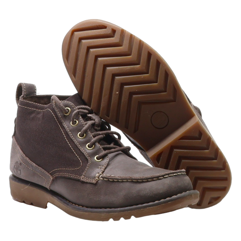 TIMBERLAND Chukka Boots Brown Synthetic Mens UK 7.5