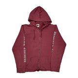 Live Free Harley Davidson Graphic Hoodie - XL Burgundy Cotton