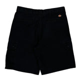 Dickies Cargo Shorts - 32W 10L Black Polyester Blend