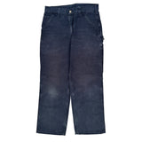 Carhartt Carpenter Trousers - 32W 30L Navy Cotton