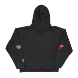 Chicago Bulls Nba Graphic Hoodie - Large Black Cotton