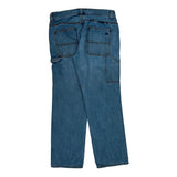 Unbranded Double Knee Carpenter Jeans - 32W 30L Blue Denim