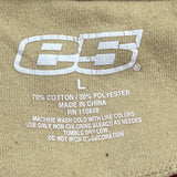 Unbranded Sweatshirt - Large Gold Cotton Blend