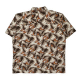 Island Shores Floral Hawaiian Shirt - XL Multicoloured Cotton
