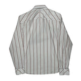 Armani Exchange Striped Shirt - Large Red Cotton