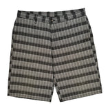 Dickies Checked Shorts - 36W 11L Gray Cotton